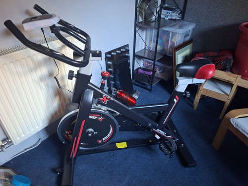 Upright indoor exercise bike - indoor,