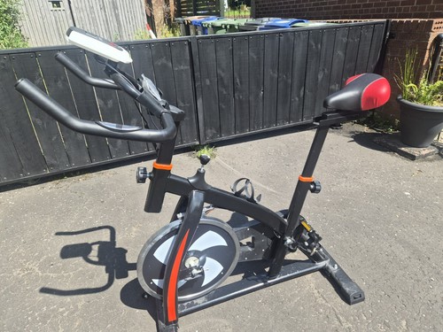 Spin bike black - spin, black/red